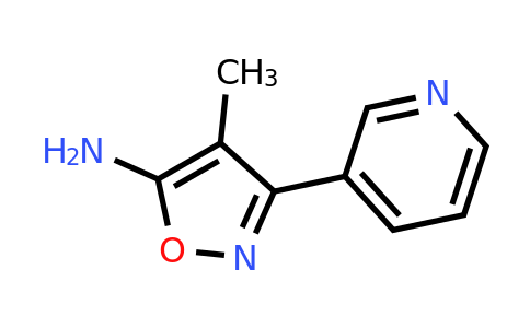 CAS 1092307-33-9 | 4-methyl-3-(pyridin-3-yl)-1,2-oxazol-5-amine