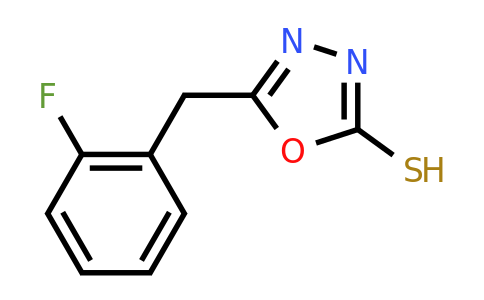 CAS 1092307-62-4 | 5-[(2-Fluorophenyl)methyl]-1,3,4-oxadiazole-2-thiol