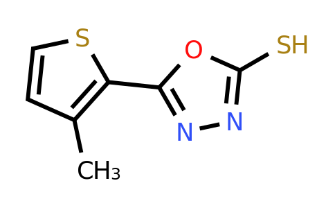 CAS 1092308-05-8 | 5-(3-Methylthiophen-2-yl)-1,3,4-oxadiazole-2-thiol