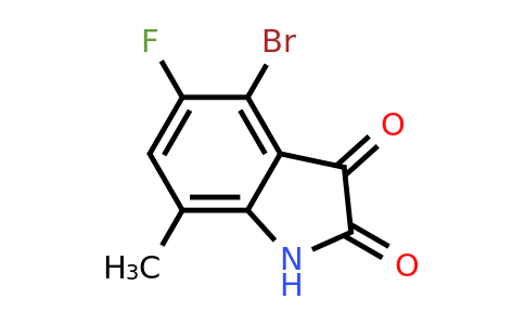 CAS 1092350-06-5 | 4-Bromo-5-fluoro-7-methylindoline-2,3-dione