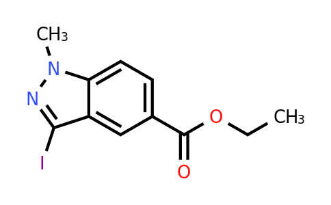 CAS 1092351-68-2 | Ethyl 3-iodo-1-methyl-1H-indazole-5-carboxylate