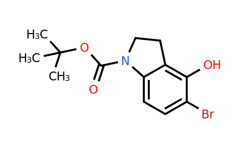 CAS 1092460-53-1 | tert-Butyl 5-bromo-4-hydroxyindoline-1-carboxylate