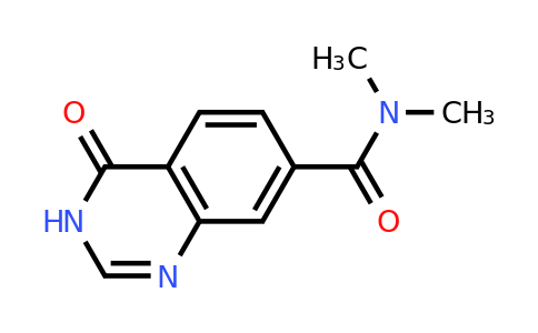 CAS 1092460-54-2 | N,N-Dimethyl-4-oxo-3,4-dihydroquinazoline-7-carboxamide