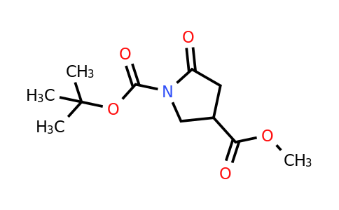 CAS 1092492-27-7 | 1-(tert-butyl) 3-methyl 5-oxopyrrolidine-1,3-dicarboxylate