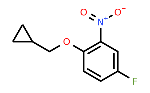 CAS 1092496-28-0 | 1-(cyclopropylmethoxy)-4-fluoro-2-nitrobenzene