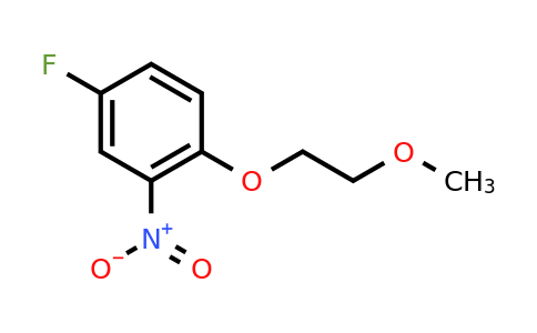 CAS 1092496-30-4 | 4-fluoro-1-(2-methoxyethoxy)-2-nitrobenzene