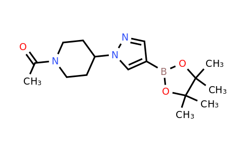 CAS 1092563-66-0 | 1-{4-[4-(tetramethyl-1,3,2-dioxaborolan-2-yl)-1H-pyrazol-1-yl]piperidin-1-yl}ethan-1-one