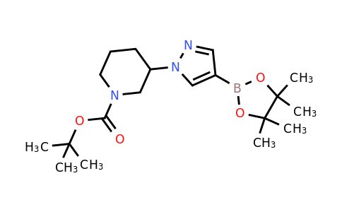 CAS 1092563-74-0 | tert-butyl 3-[4-(tetramethyl-1,3,2-dioxaborolan-2-yl)-1H-pyrazol-1-yl]piperidine-1-carboxylate