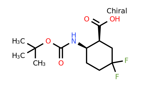 CAS 1092728-34-1 | (1S,2R)-2-(tert-butoxycarbonylamino)-5,5-difluoro-cyclohexanecarboxylic acid