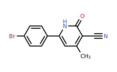 CAS 109273-56-5 | 6-(4-bromophenyl)-4-methyl-2-oxo-1,2-dihydropyridine-3-carbonitrile