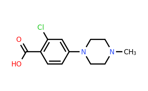 CAS 1092770-25-6 | 2-chloro-4-(4-methylpiperazin-1-yl)benzoic acid