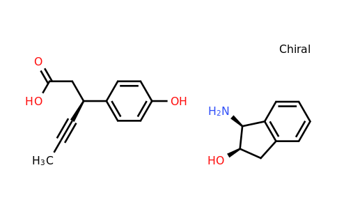 CAS 1092773-21-1 | (1S,2R)-1-aminoindan-2-ol;(3S)-3-(4-hydroxyphenyl)hex-4-ynoic acid