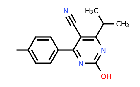 CAS 1092843-99-6 | 4-(4-Fluorophenyl)-2-hydroxy-6-isopropylpyrimidine-5-carbonitrile
