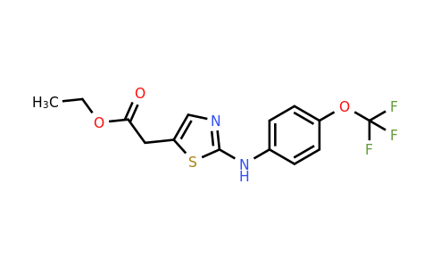 CAS 1092959-60-8 | Ethyl 2-(2-((4-(trifluoromethoxy)phenyl)amino)thiazol-5-yl)acetate