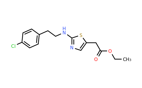 CAS 1092959-63-1 | Ethyl 2-(2-((4-chlorophenethyl)amino)thiazol-5-yl)acetate
