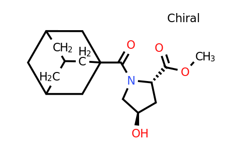 CAS 1093072-92-4 | Methyl (2S,4R)-1-(adamantane-1-carbonyl)-4-hydroxypyrrolidine-2-carboxylate
