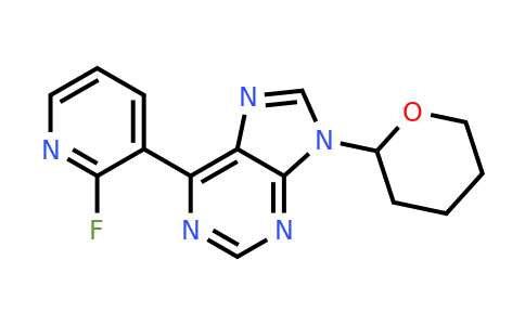 CAS 1093101-52-0 | 6-(2-fluoropyridin-3-yl)-9-(oxan-2-yl)-9H-purine