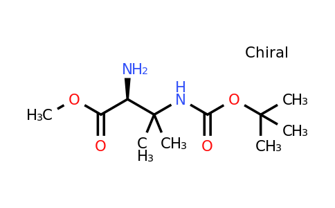 CAS 1093192-07-4 | methyl (2S)-2-amino-3-{[(tert-butoxy)carbonyl]amino}-3-methylbutanoate