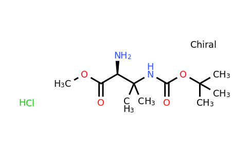 CAS 1093192-08-5 | methyl (2S)-2-amino-3-{[(tert-butoxy)carbonyl]amino}-3-methylbutanoate hydrochloride