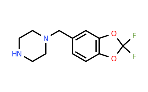 CAS 1093211-85-8 | 1-[(2,2-difluoro-2H-1,3-benzodioxol-5-yl)methyl]piperazine