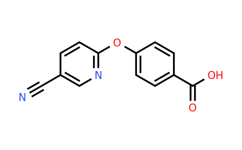 CAS 1093641-47-4 | 4-[(5-Cyanopyridin-2-yl)oxy]benzoic acid