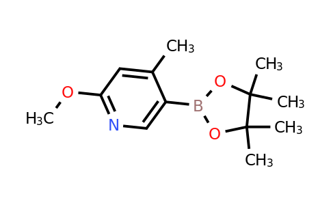 2-Methoxy-4-methyl-5-(4,4,5,5-tetramethyl-[1,3,2]dioxaborolan-2-YL)-pyridine