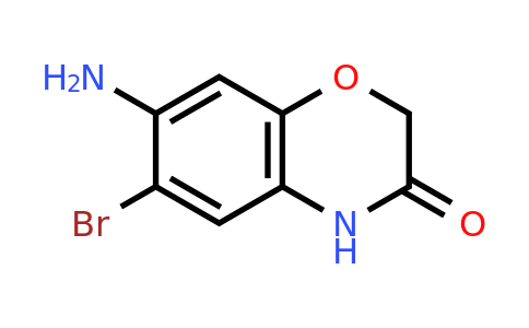 CAS 1094222-68-0 | 7-amino-6-bromo-3,4-dihydro-2H-1,4-benzoxazin-3-one