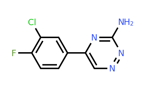 CAS 1094231-67-0 | 5-(3-Chloro-4-fluorophenyl)-1,2,4-triazin-3-amine