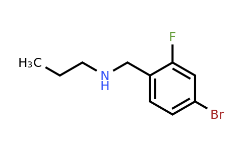 CAS 1094257-47-2 | N-(4-Bromo-2-fluorobenzyl)propan-1-amine