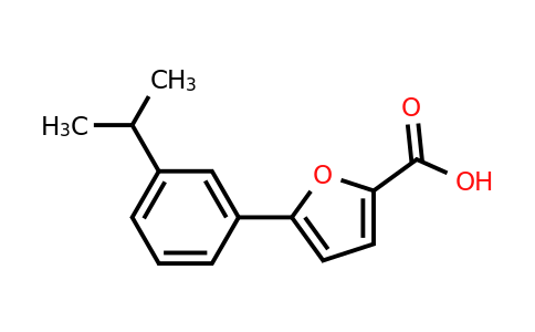CAS 1094267-53-4 | 5-[3-(propan-2-yl)phenyl]furan-2-carboxylic acid