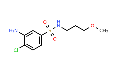 CAS 1094269-51-8 | 3-Amino-4-chloro-N-(3-methoxypropyl)benzenesulfonamide