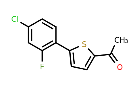 CAS 1094282-07-1 | 1-[5-(4-chloro-2-fluorophenyl)thiophen-2-yl]ethan-1-one