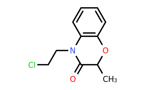 CAS 1094288-54-6 | 4-(2-chloroethyl)-2-methyl-3,4-dihydro-2H-1,4-benzoxazin-3-one