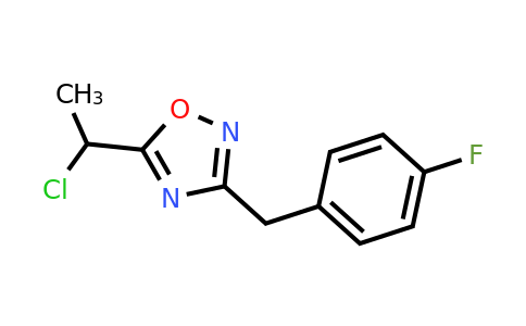 CAS 1094291-16-3 | 5-(1-chloroethyl)-3-[(4-fluorophenyl)methyl]-1,2,4-oxadiazole