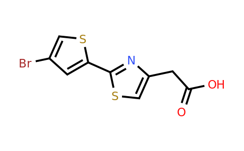 CAS 1094293-78-3 | 2-[2-(4-Bromothiophen-2-yl)-1,3-thiazol-4-yl]acetic acid