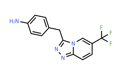 CAS 1094315-12-4 | 4-{[6-(trifluoromethyl)-[1,2,4]triazolo[4,3-a]pyridin-3-yl]methyl}aniline