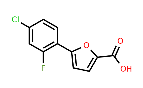 CAS 1094322-52-7 | 5-(4-Chloro-2-fluorophenyl)furan-2-carboxylic acid