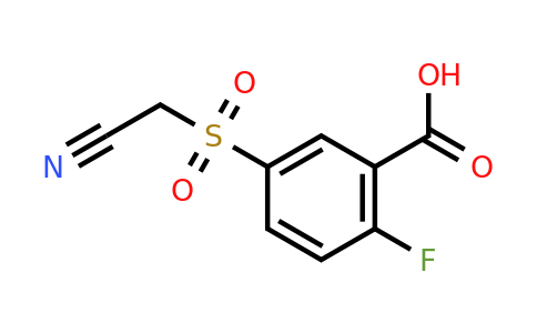 CAS 1094326-59-6 | 5-((Cyanomethyl)sulfonyl)-2-fluorobenzoic acid