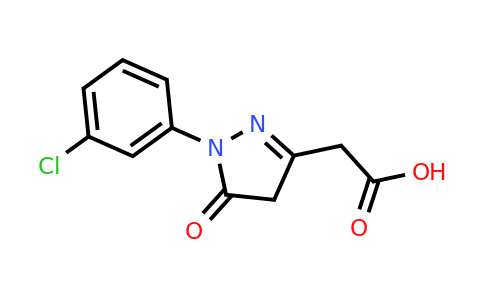 CAS 1094331-77-7 | 2-[1-(3-chlorophenyl)-5-oxo-4,5-dihydro-1H-pyrazol-3-yl]acetic acid