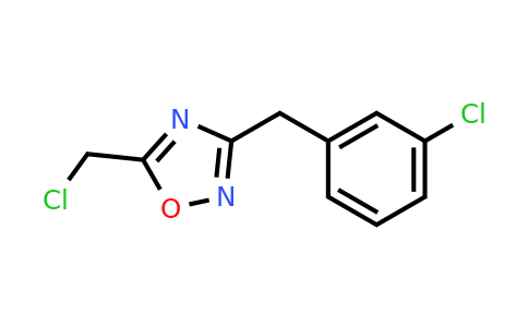 CAS 1094351-83-3 | 5-(Chloromethyl)-3-[(3-chlorophenyl)methyl]-1,2,4-oxadiazole