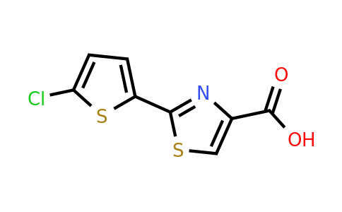 CAS 1094355-54-0 | 2-(5-Chlorothiophen-2-yl)-1,3-thiazole-4-carboxylic acid