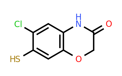 CAS 1094359-89-3 | 6-chloro-7-sulfanyl-3,4-dihydro-2H-1,4-benzoxazin-3-one