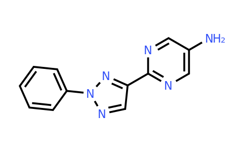 CAS 1094373-77-9 | 2-(2-Phenyl-2H-1,2,3-triazol-4-yl)pyrimidin-5-amine