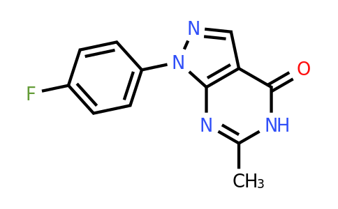 CAS 1094377-62-4 | 1-(4-Fluorophenyl)-6-methyl-1H,4H,5H-pyrazolo[3,4-d]pyrimidin-4-one