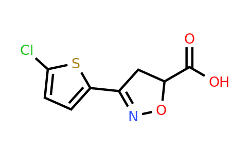 CAS 1094380-46-7 | 3-(5-Chlorothiophen-2-yl)-4,5-dihydro-1,2-oxazole-5-carboxylic acid