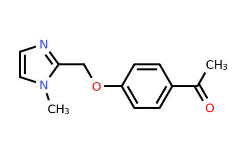 CAS 1094382-05-4 | 1-{4-[(1-methyl-1H-imidazol-2-yl)methoxy]phenyl}ethan-1-one