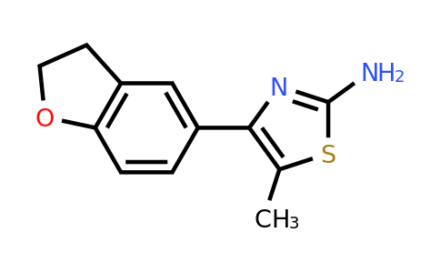 CAS 1094394-71-4 | 4-(2,3-dihydro-1-benzofuran-5-yl)-5-methyl-1,3-thiazol-2-amine