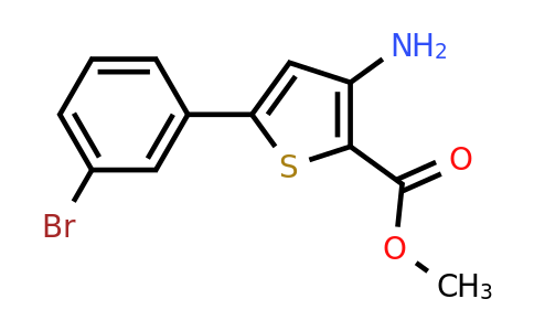 CAS 1094398-45-4 | Methyl 3-amino-5-(3-bromophenyl)thiophene-2-carboxylate