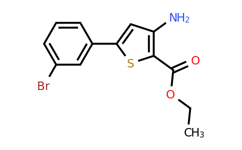 CAS 1094398-56-7 | Ethyl 3-amino-5-(3-bromophenyl)thiophene-2-carboxylate