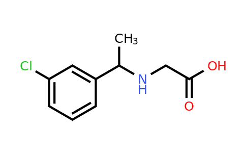 CAS 1094404-16-6 | 2-((1-(3-Chlorophenyl)ethyl)amino)acetic acid